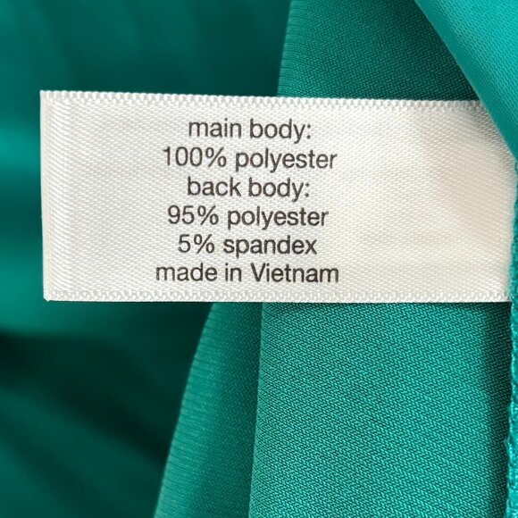 Lane Bryant Satin Smocked Shoulder Blouse - Picture 6 of 6